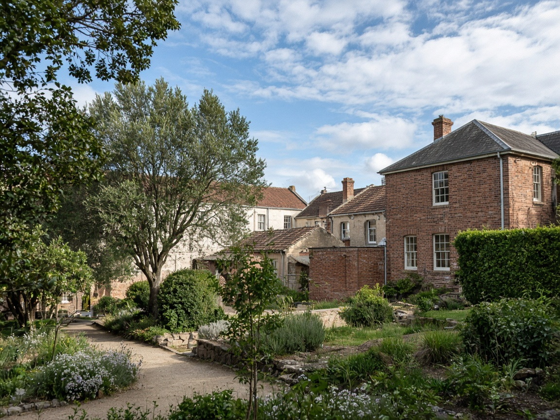 Corban Estate Arts Centre — historic brick winery buildings and gardens in Henderson
